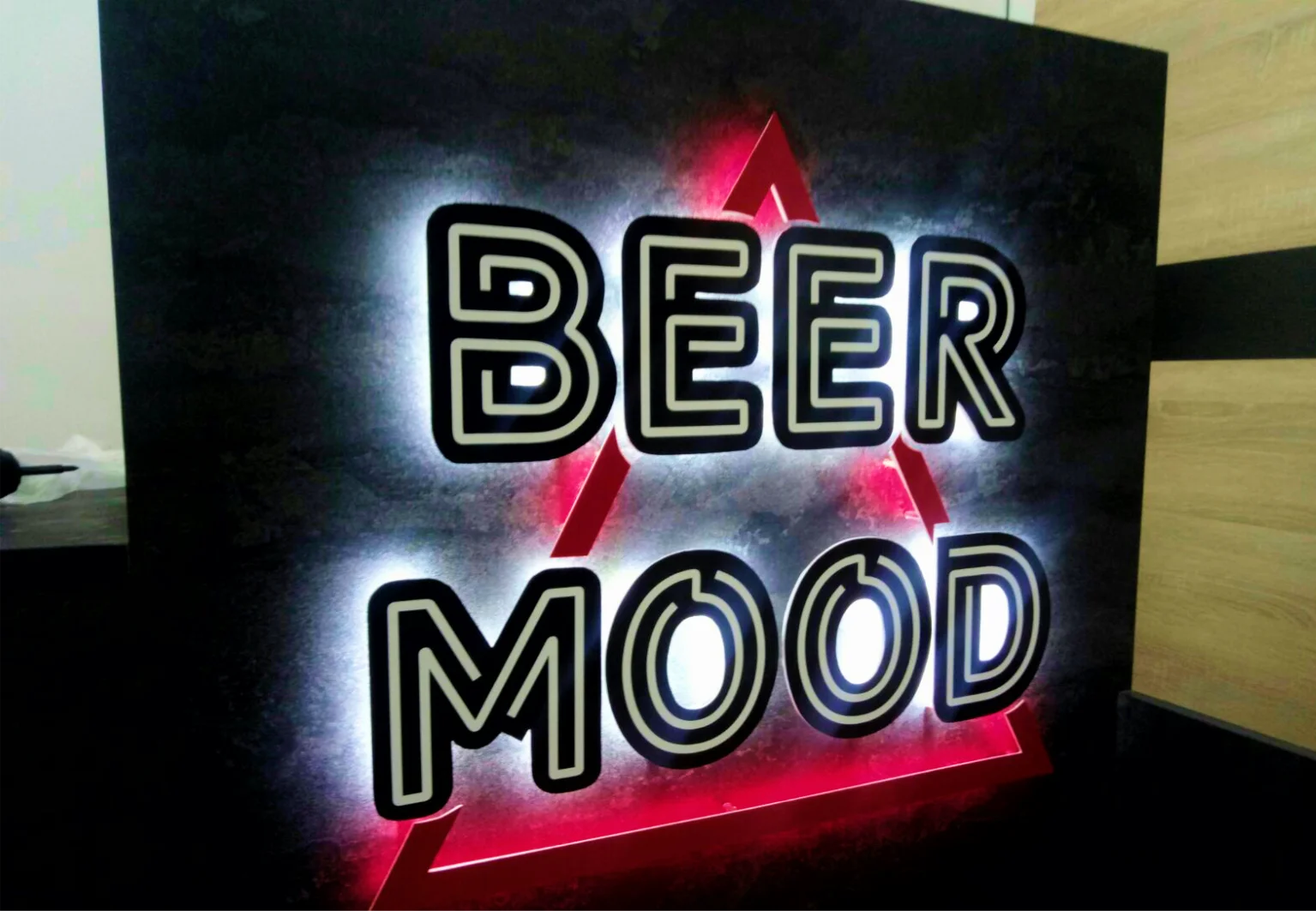 Псевдооб'ємні літери світло Одеса